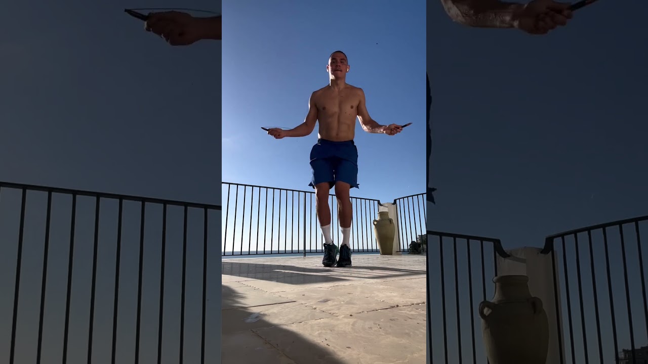 LOCKED🔒 IN | TIM TSZYU SHOWS OFF FANCY FOOT WORK DURING JUMP ROPE ...