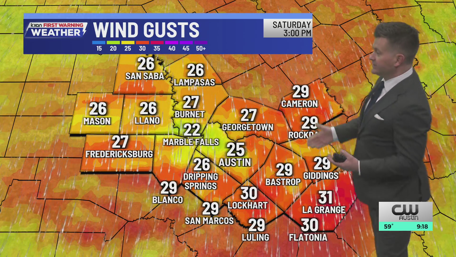 High to extreme fire danger on Saturday with gusty and dry north wind ...