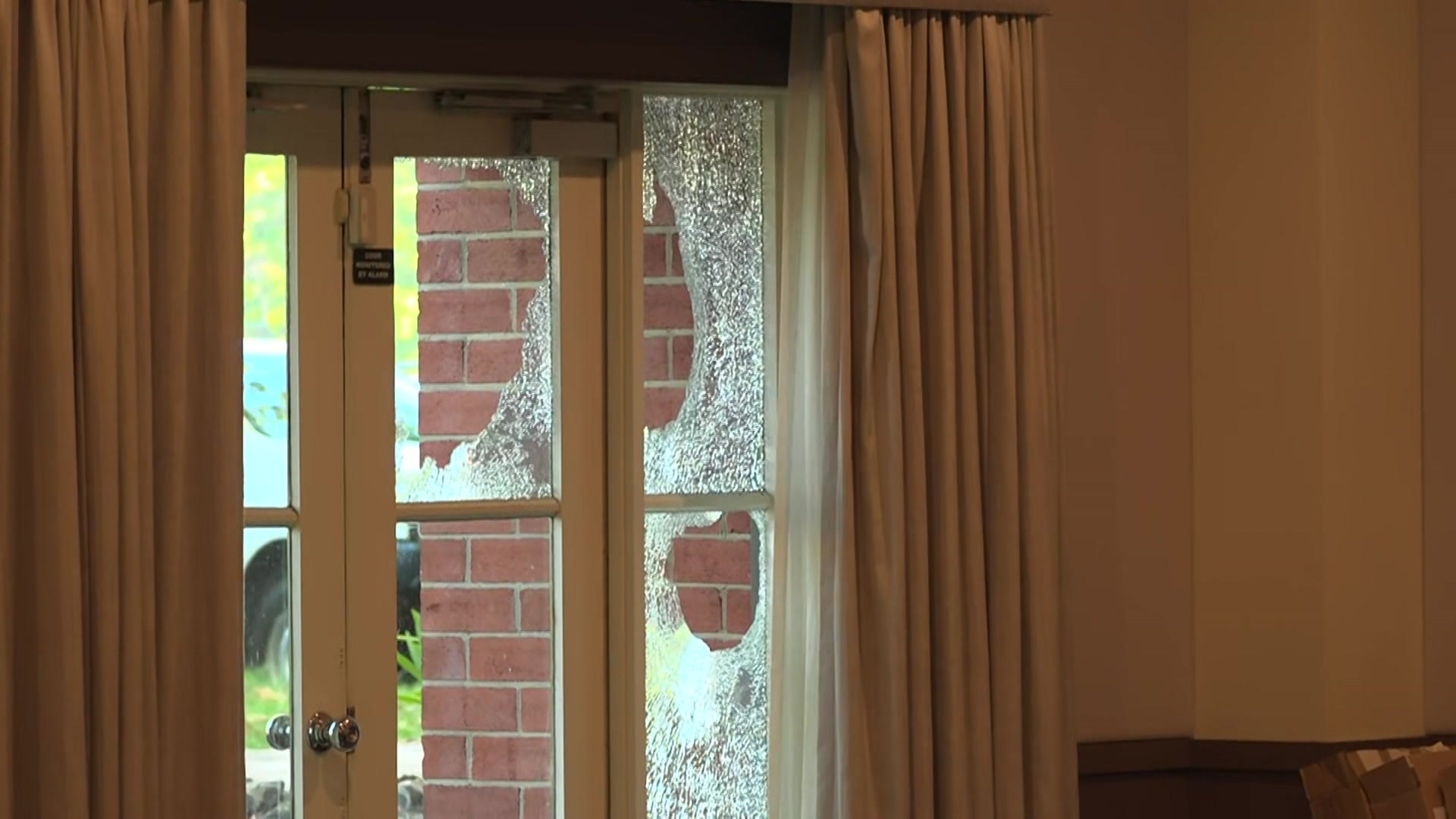 Man charged after allegedly throwing 'lit incendiary device' during ...