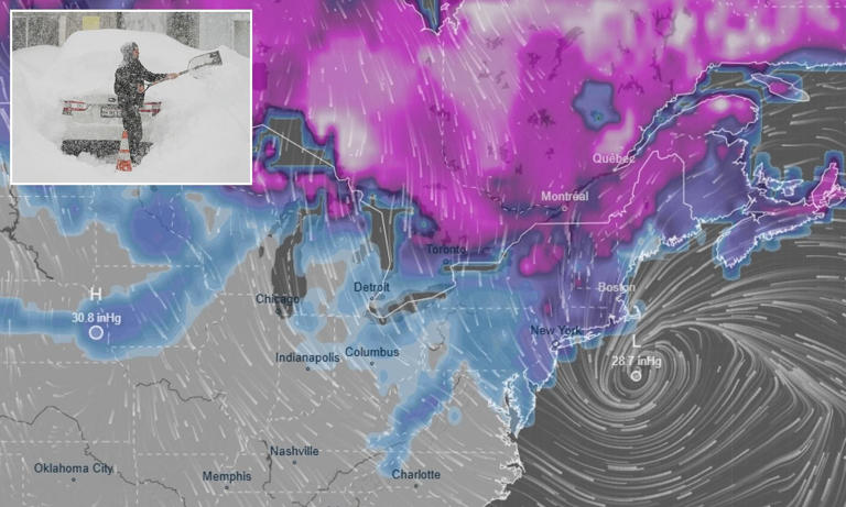 Another massive winter storm set to hit Northeast bringing a foot of snow