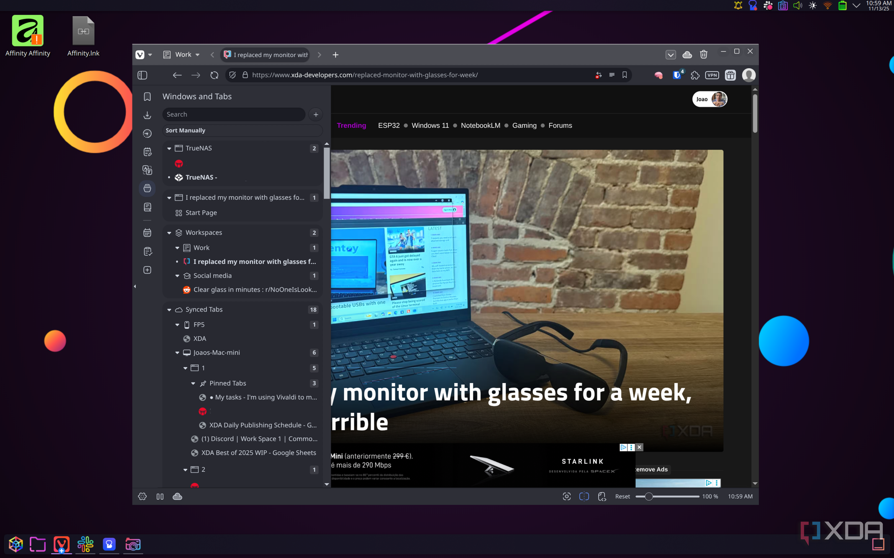 4 Vivaldi Workspaces features that make tab chaos manageable
