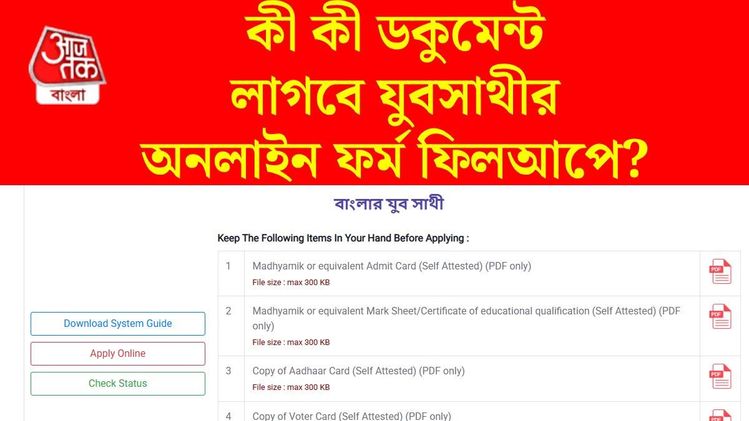 Yuva Sathi online: মাত্র ২ ঘণ্টাই অনলাইনে যুবসাথীর আবেদন, কী কী PDF লাগবে?
