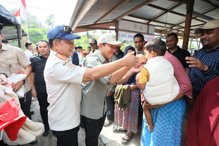 Muhammad Tito Karnavian meninjau lokasi bencana