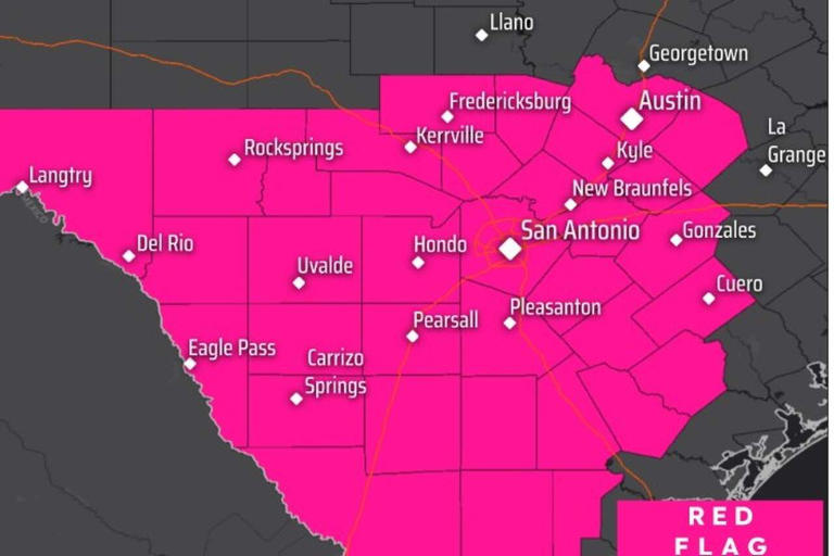 Central Texas wildfire risk rises with Saturday's cold front: How ...