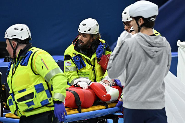 Winter Olympics star posts update from hospital bed after horror skate ...