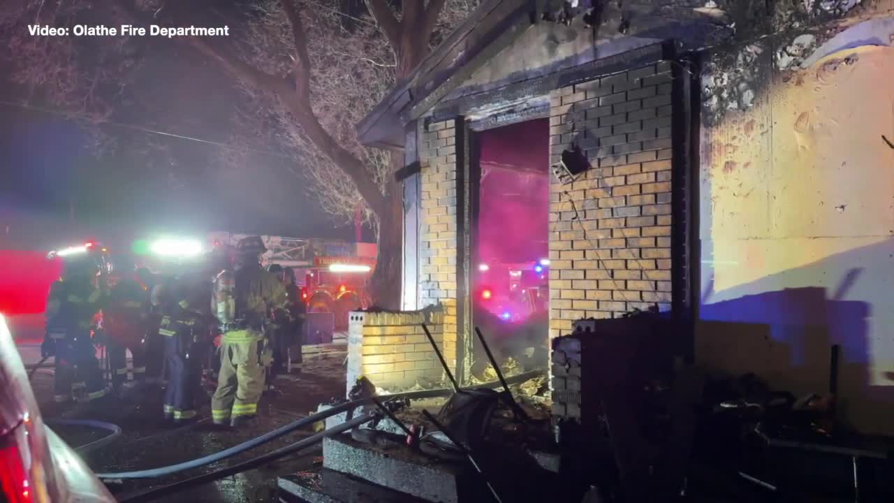 Olathe home total loss following fire late Friday