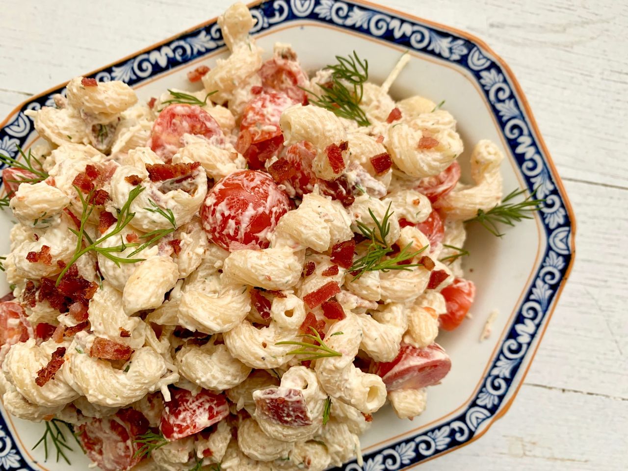 Bacon-Ranch Pasta Saladba