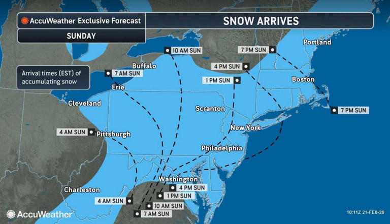 Nor’easter snowfall predictions, blizzard conditions, power outage risk ...