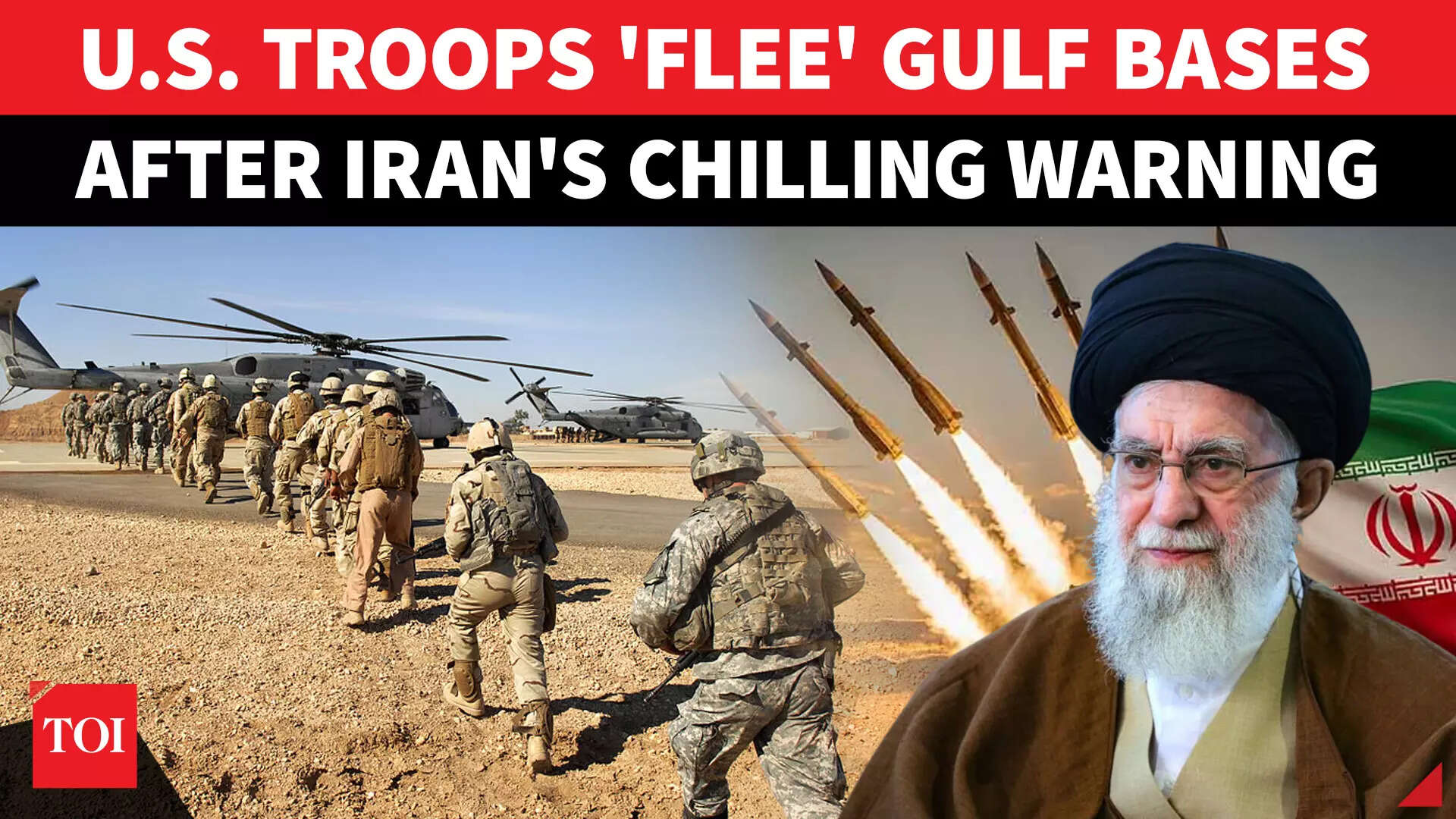US troops forced to exit Mideast bases as Iran launches deadly missile ...