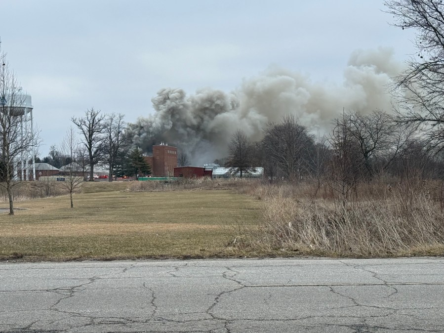Fire crews battle heavy blaze at Marion VA Medical Center