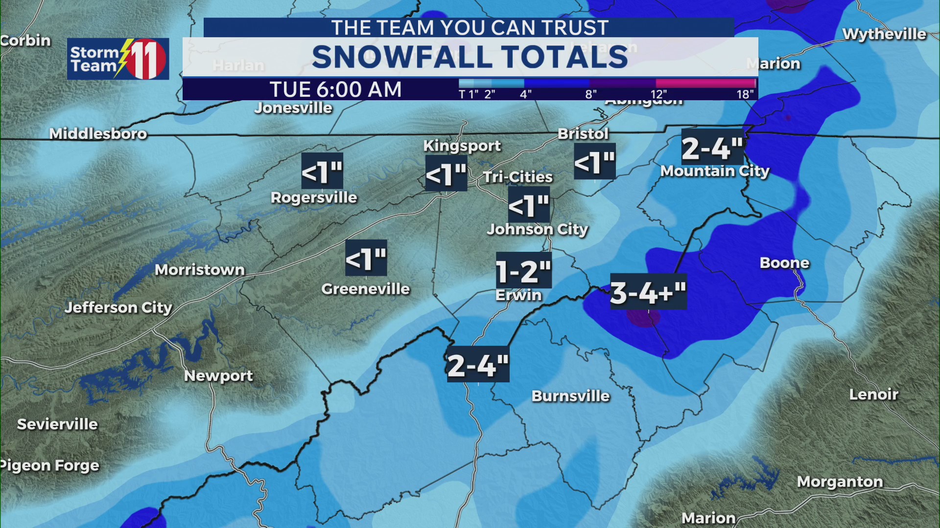 Quiet this afternoon with rain and snow showers tonight and tomorrow