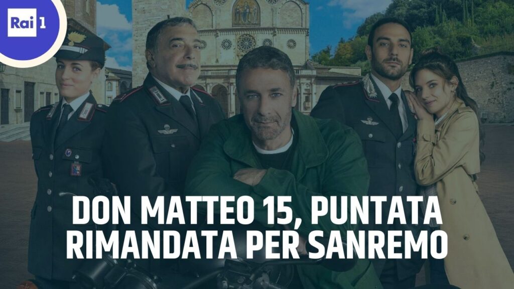 Don Matteo: puntata di giovedì rinviata per Sanremo. Quando torna in tv la fiction