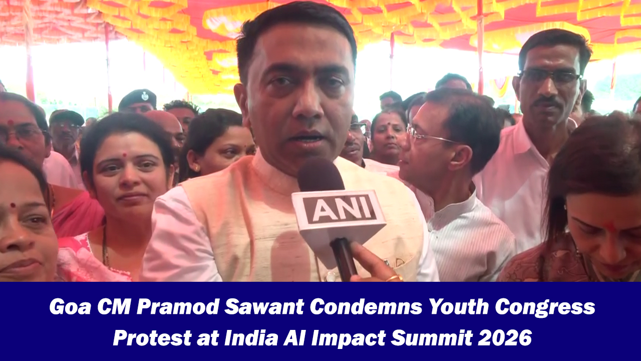 Goa CM Pramod Sawant condemns Youth Congress protest at India AI Impact ...