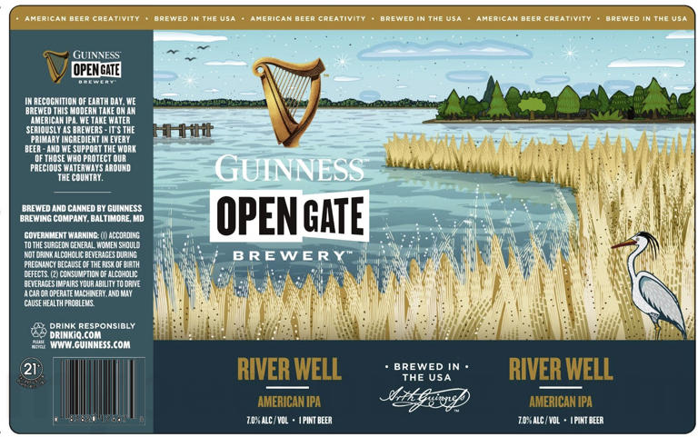 Guinness Open Gate adding River Well American IPA for Earth Day