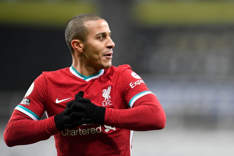 Thiago Alcantara during a game for Liverpool