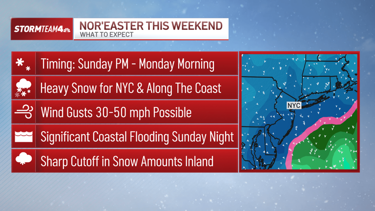 Blizzard warning issued for all of NYC, Long Island and much of NJ as ...