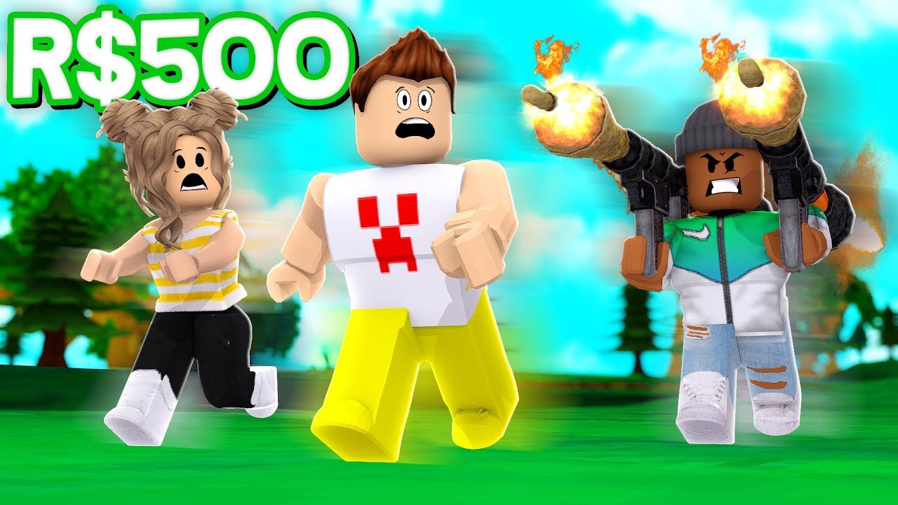 Spending 500R$ on a legendary weapon | Roblox explosion minigames