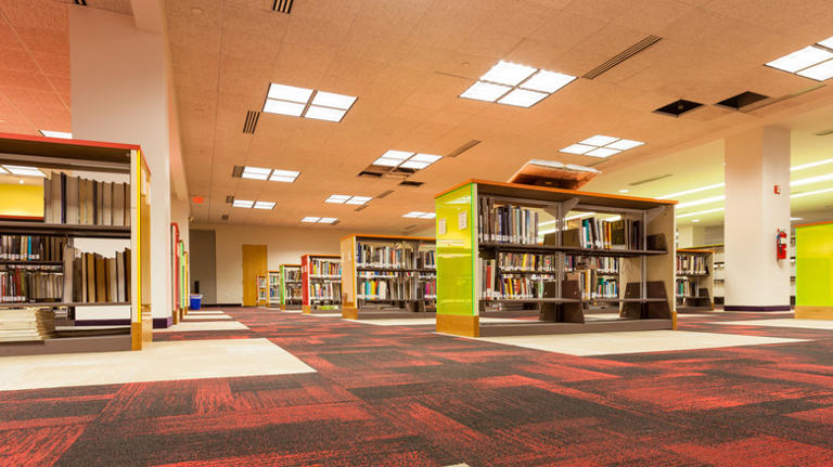 Texas' bold and beautiful library is a buzzing cultural center tucked ...