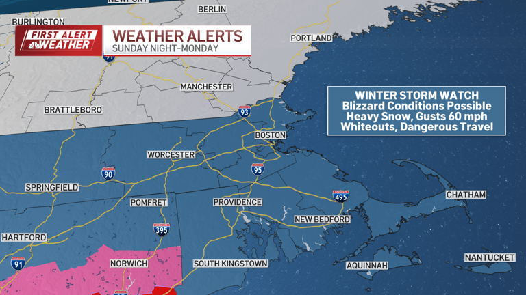 Nor'easter to bring near blizzard conditions, heavy snow to New England