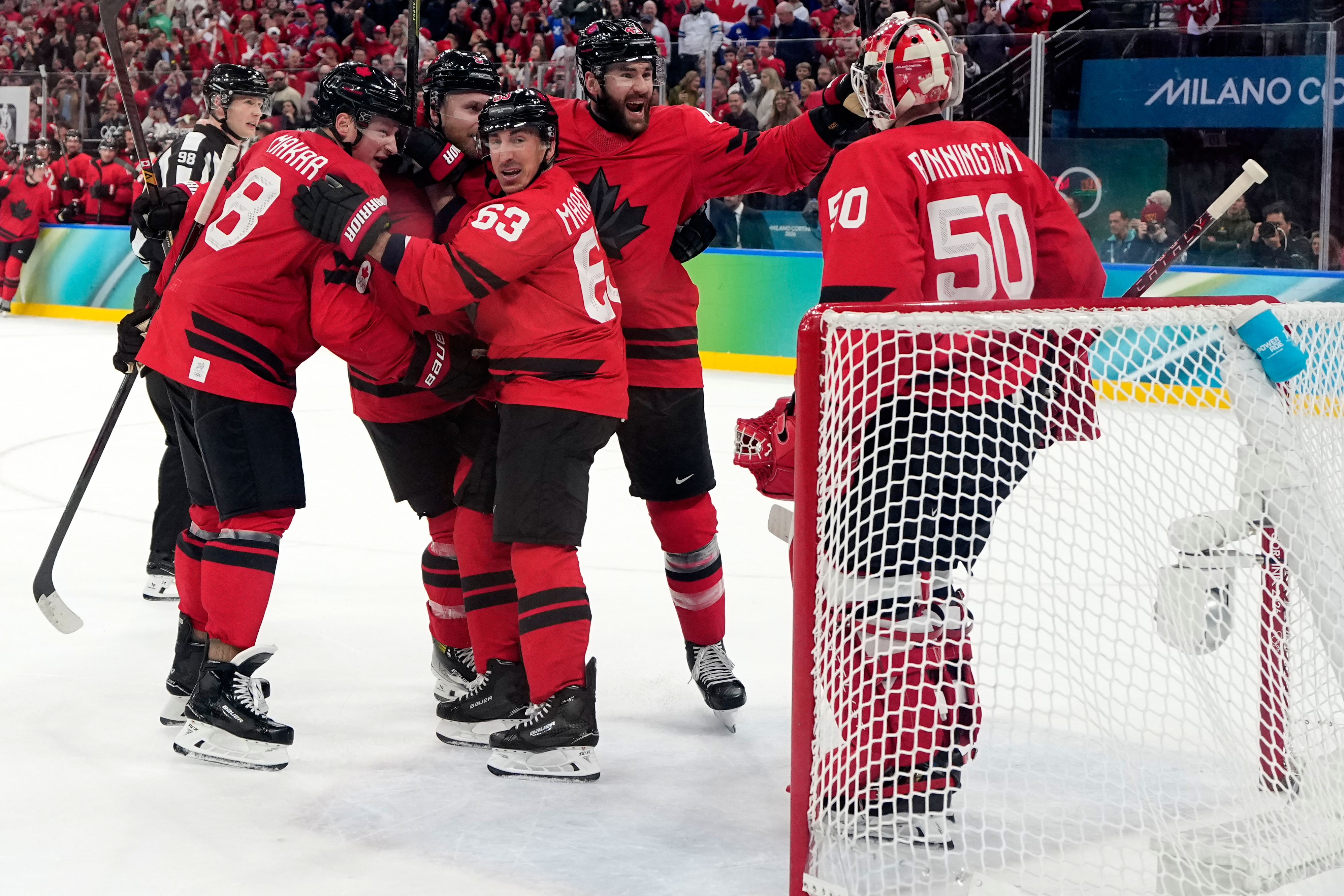 APTOPIX Milán Cortina Juegos Olímpicos de Hockey sobre hielo