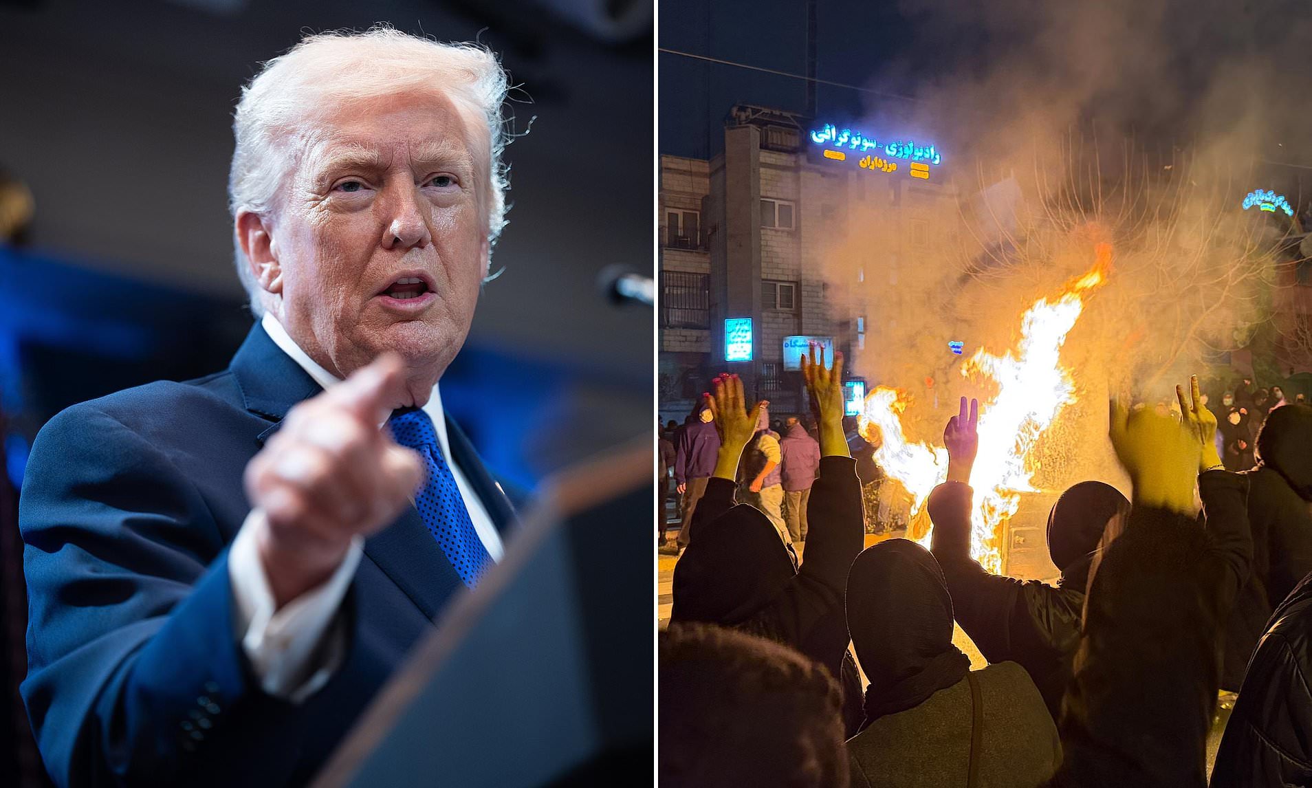 US military ready to pursue regime change in Iran if Trump orders it ...