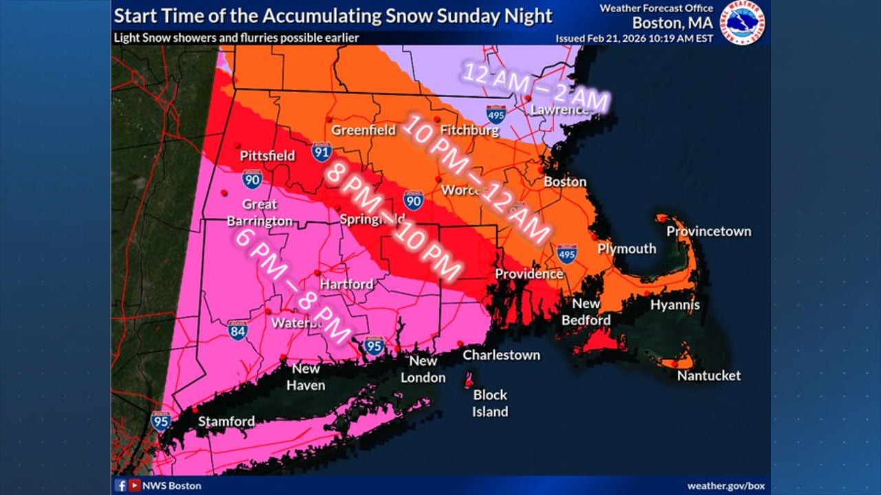 Nor’easter incoming: When does accumulating snow start in Massachusetts?