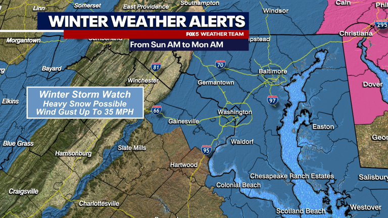 Live | Winter storm warnings: How much is it going to snow in DC ...