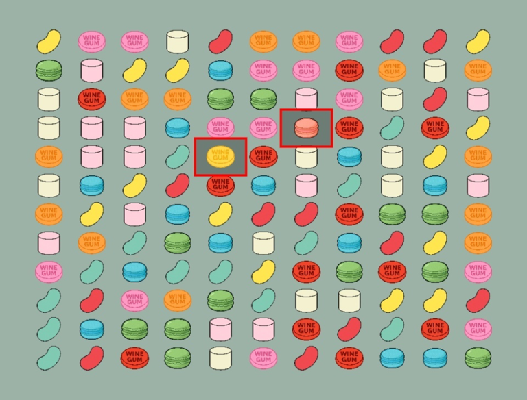 Can you find the 2 hidden candies in 12 seconds? Test your eyesight now!