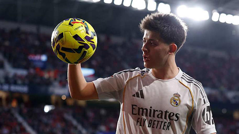 Arda Güler failed to have any impact in Saturday’s defeat. | David S. Bustamante/Real Madrid/Getty Images