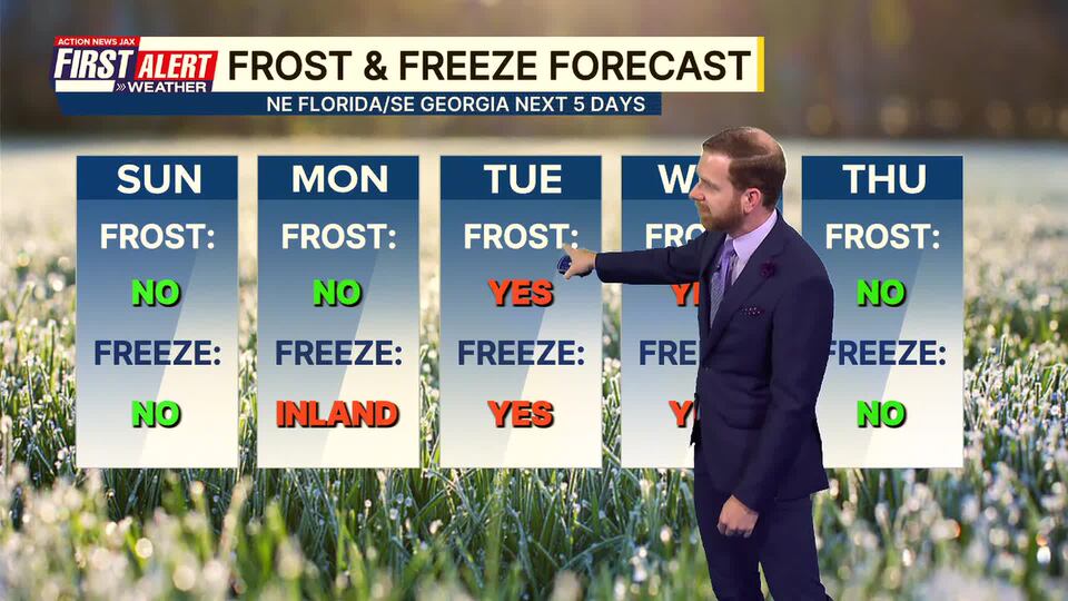 First alert forecast: Saturday, February 21 - early evening
