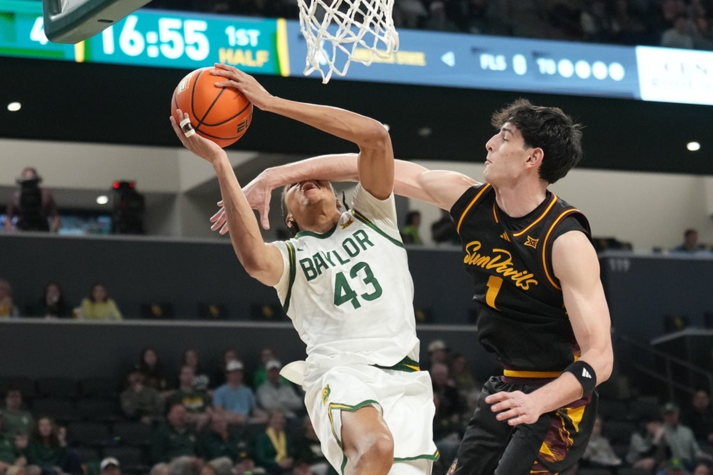 Obi Agbim delivers late as Baylor gets past Arizona State