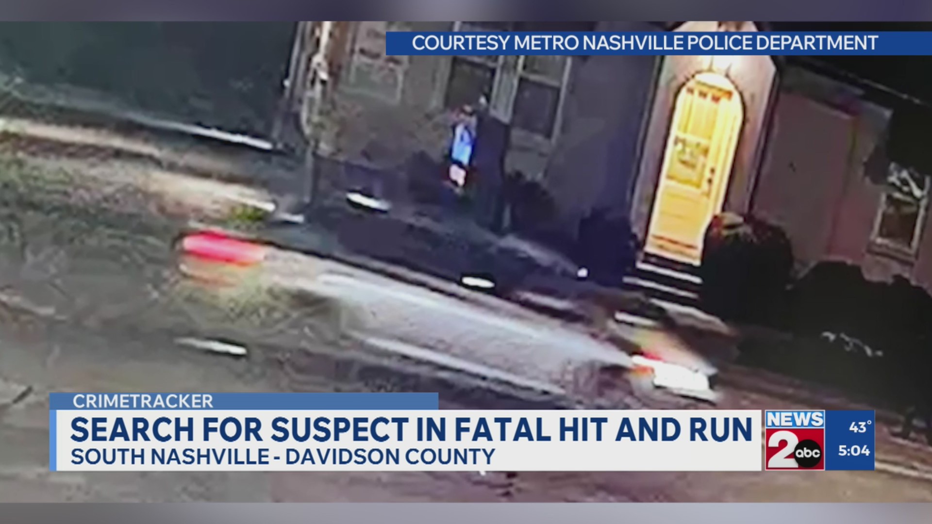 Pedestrian dead after hit-and-run crash in South Nashville