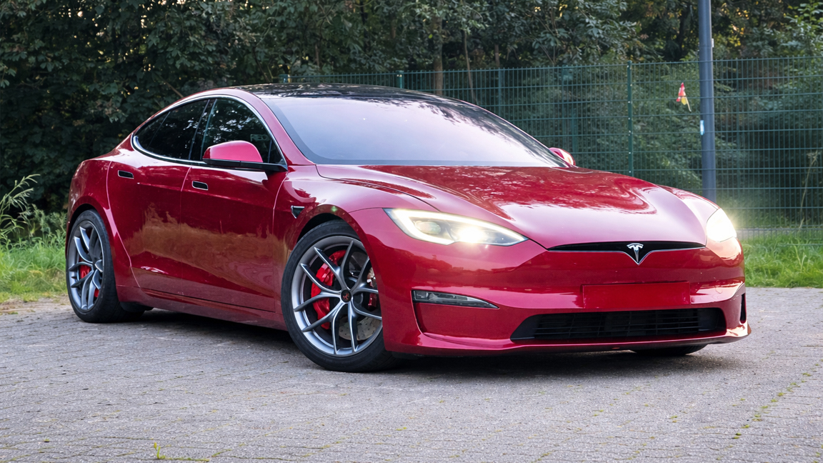 Tesla Model S Plaid lightweight track setup
