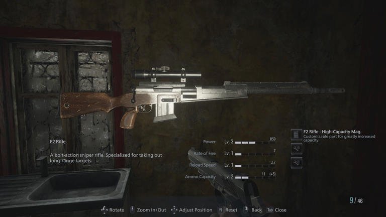Where to get the F2 sniper rifle in RE8
