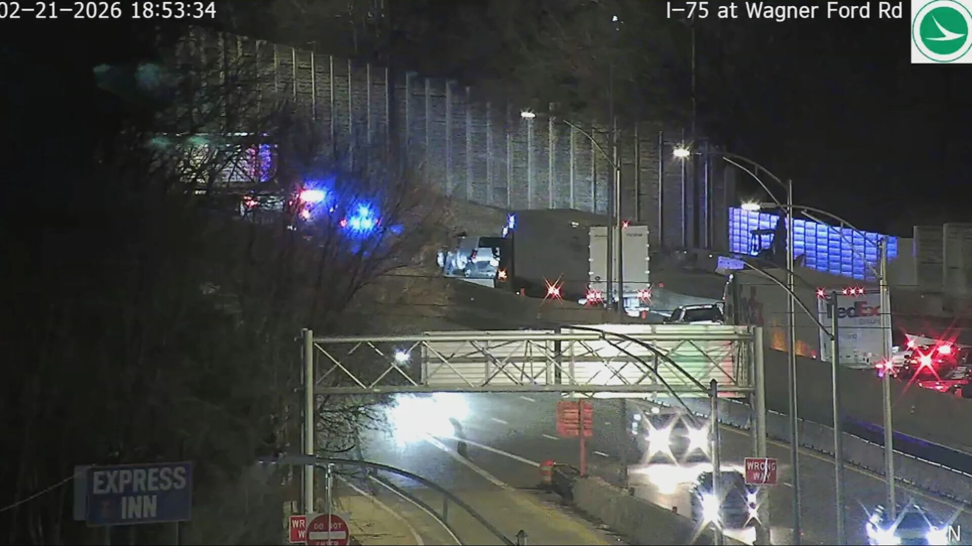 All lanes open after crash on I-75 construction zone