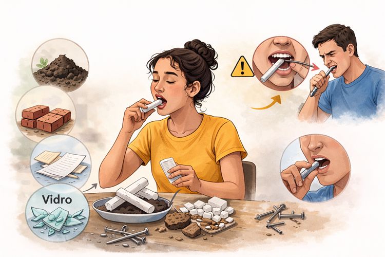 Síndrome de Pica (Foto: Reprodução/ IA/ Área Vip)