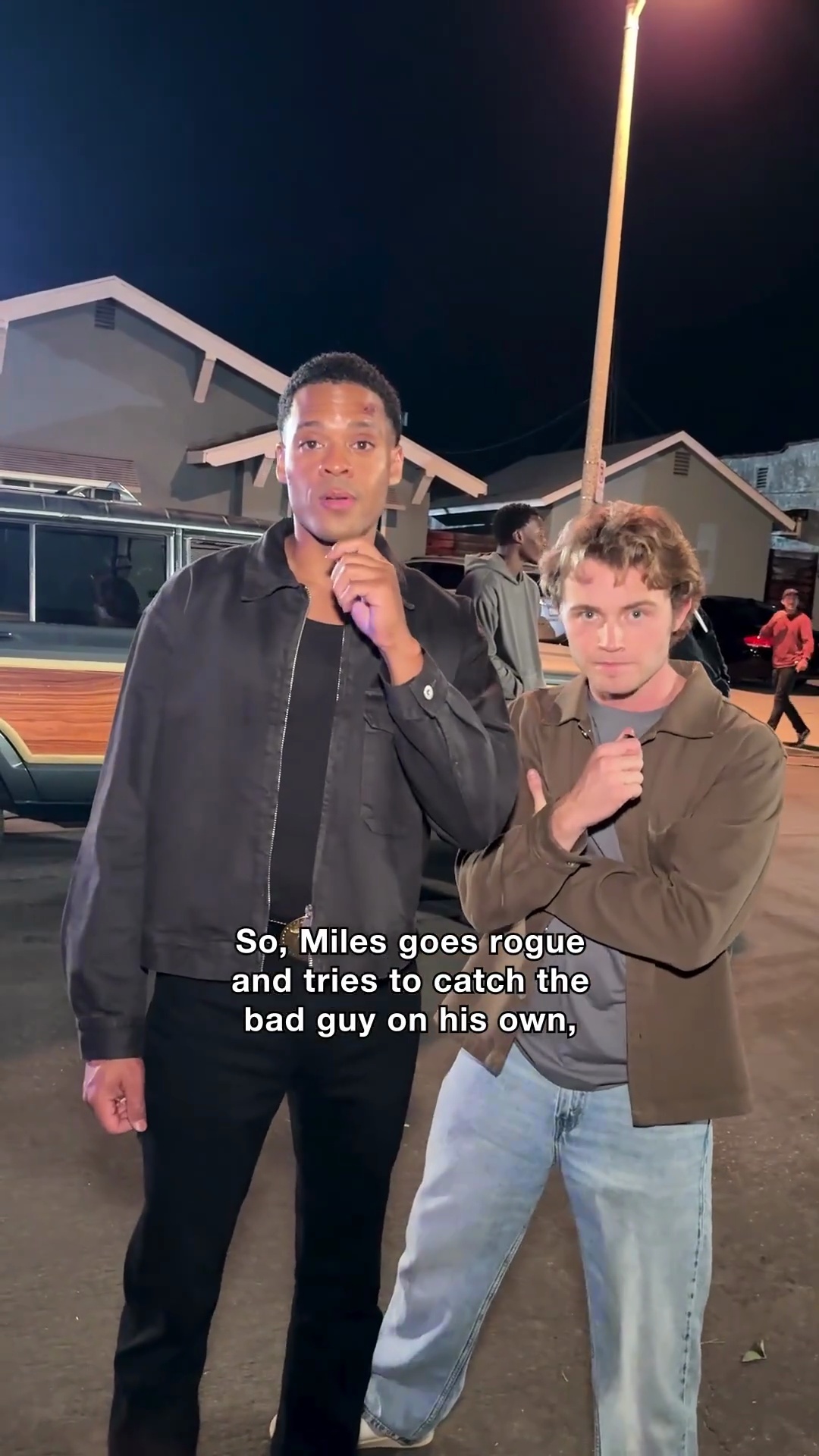 First the car, then Nolan and Tim on The Rookie