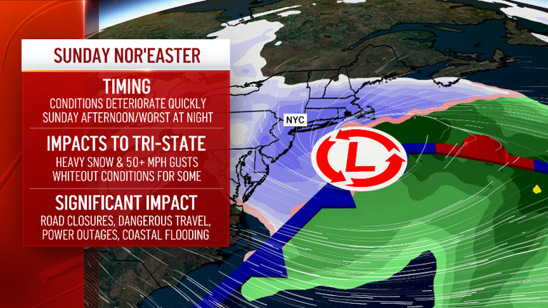New snow map: NYC expected to get 12-18 inches of snow as part of ...