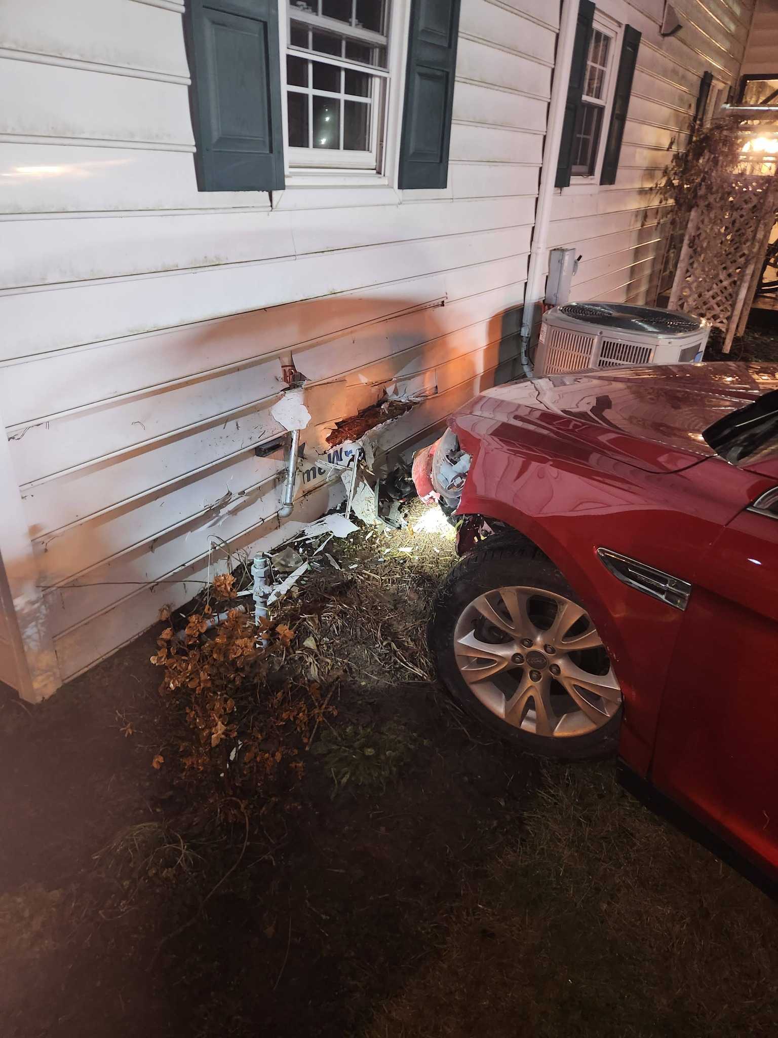 Car crashes into home, causes gas leak in Lancaster County