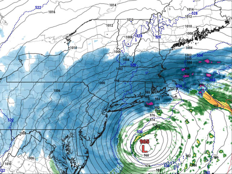 Tracking blizzard conditions and heavy snow for Connecticut from major ...