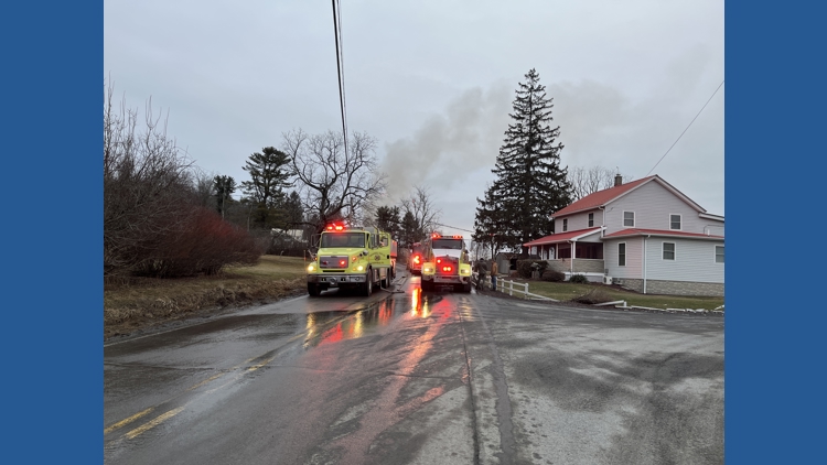 Evacuation order lifted after firefighters battle fire near explosives