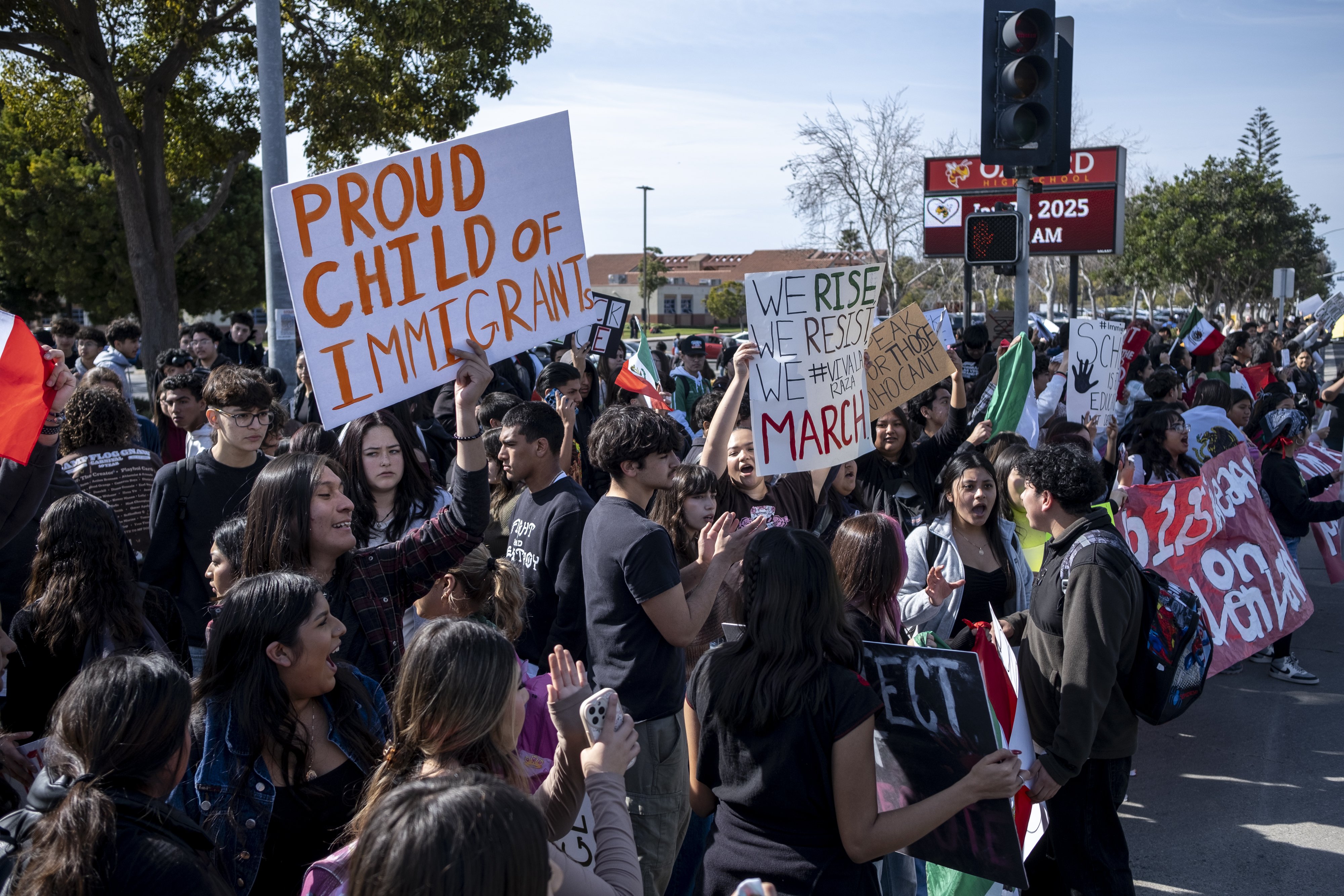 A school suspended 323 students after ICE protest. They protested again.<br><br>