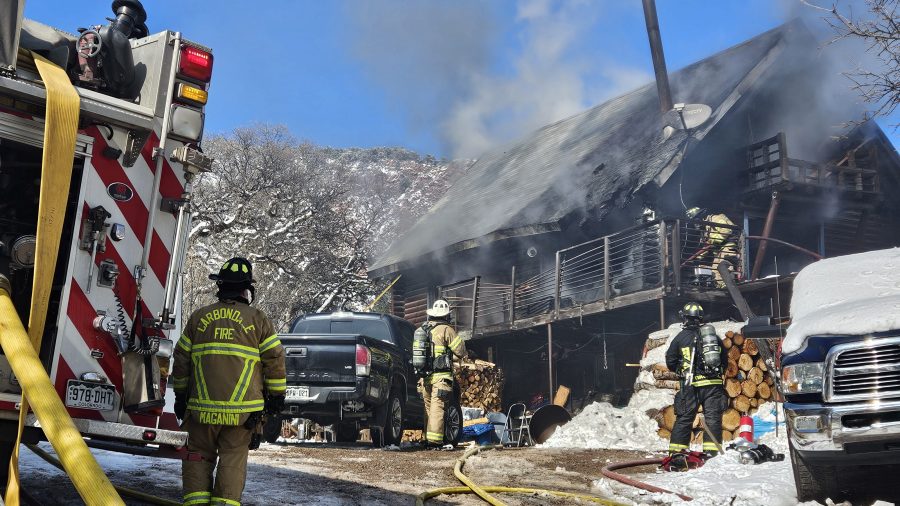 Fire crews respond to house fire in Garfield County