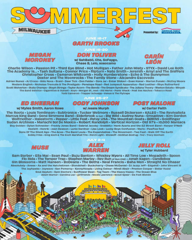 Summerfest announces ma…