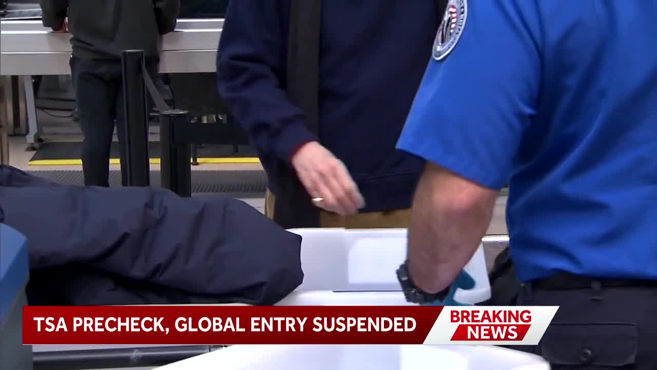 TSA PreCheck and Global Entry suspended amid partial government shutdown