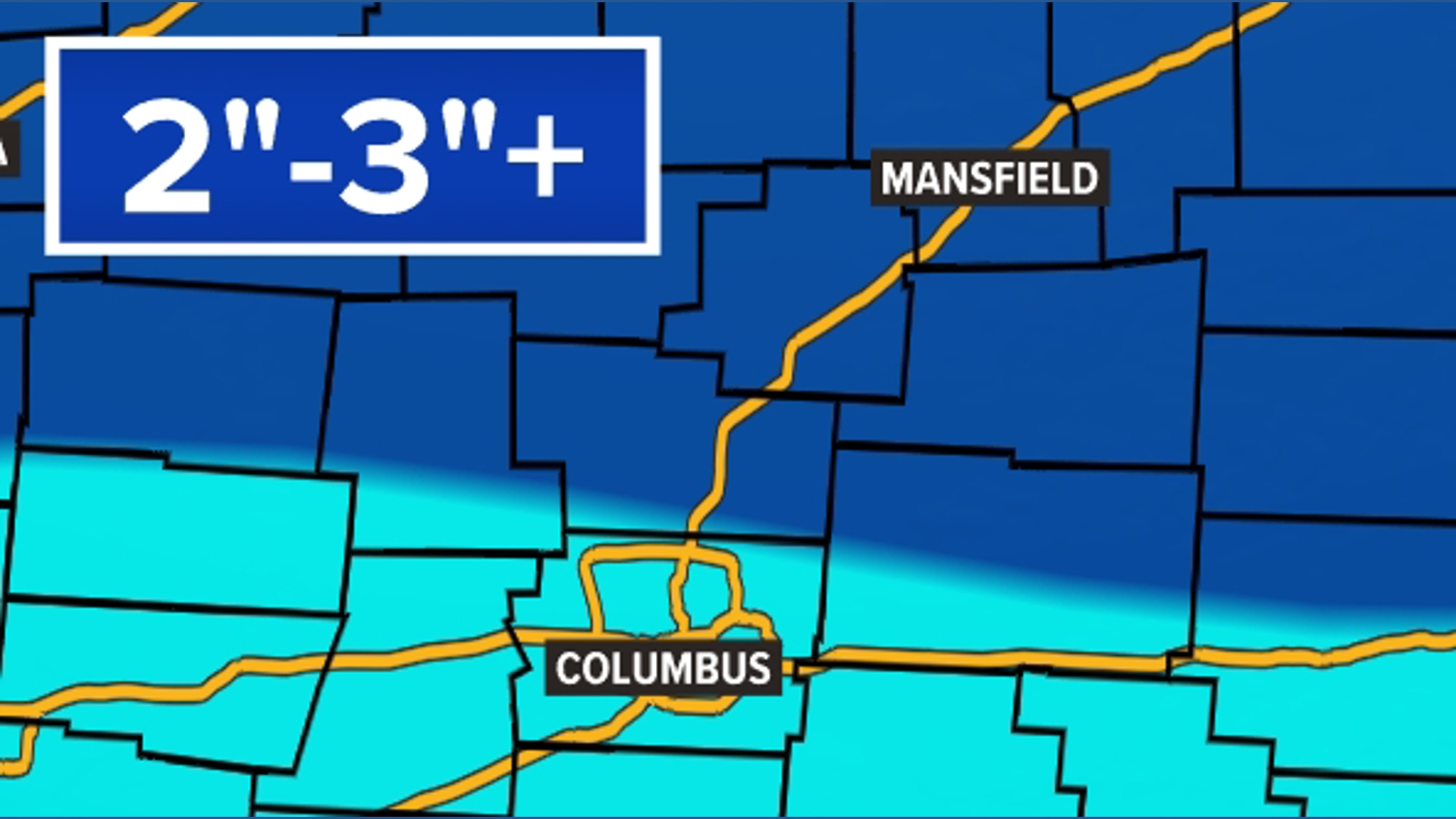 Snow returning to central Ohio Sunday, 10TV Weather Impact Alert Day issued