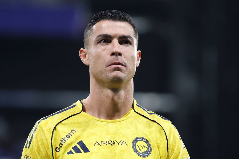 Cristiano Ronaldo looks on