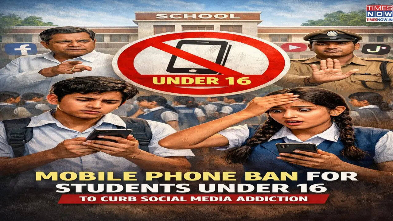 Karnataka plans mobile phone ban for students under 16 to curb social ...