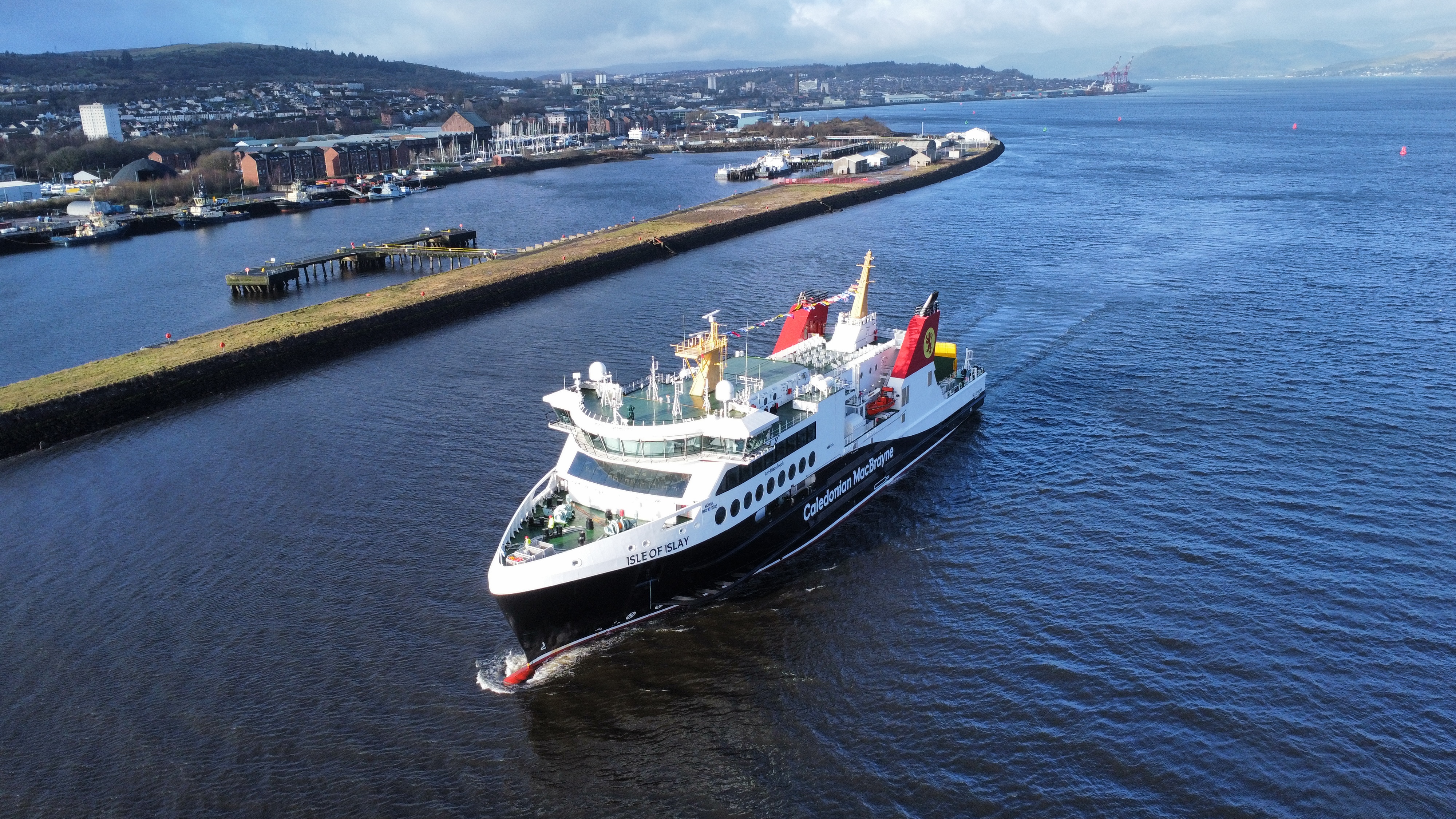 Surprise route debut plans for CalMac's brand new ferry Isle of Islay