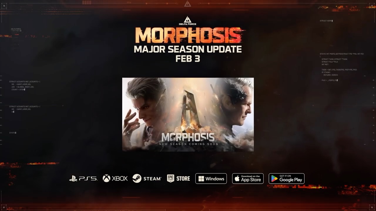 Delta Force official season morphosis overview trailer